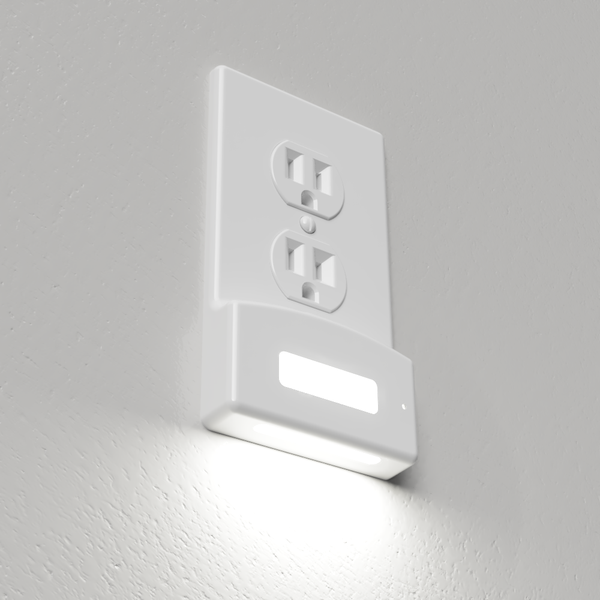 ansøge Kritisk Modernisere LumiCover Power Failure & LED Night Light - Duplex - White