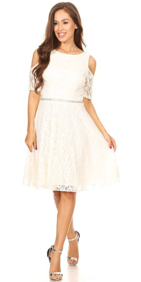 cold shoulder dresses for wedding guest