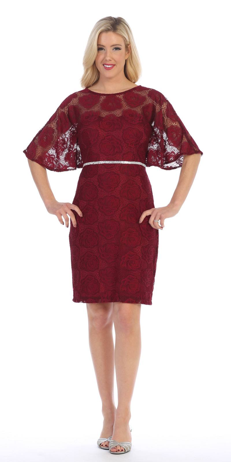 maroon dress for wedding guest