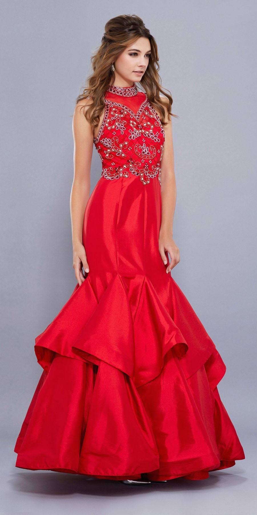 jeweled prom dresses