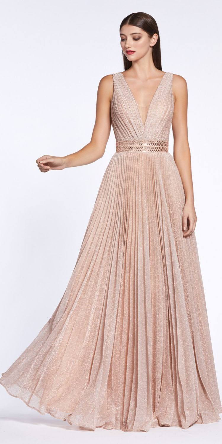 long dress dusty rose