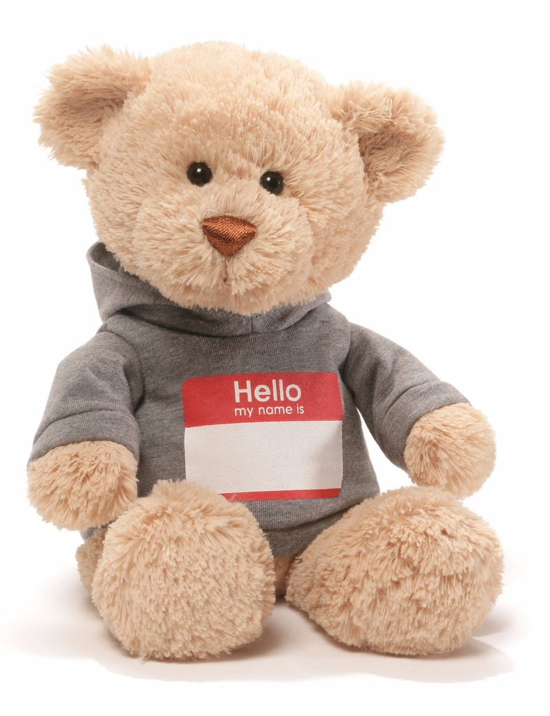 name on teddy bear