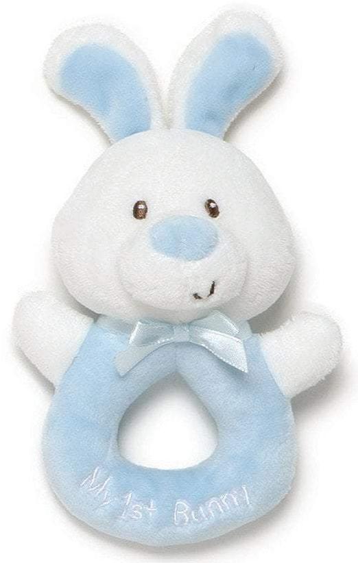blue stuffed rabbit