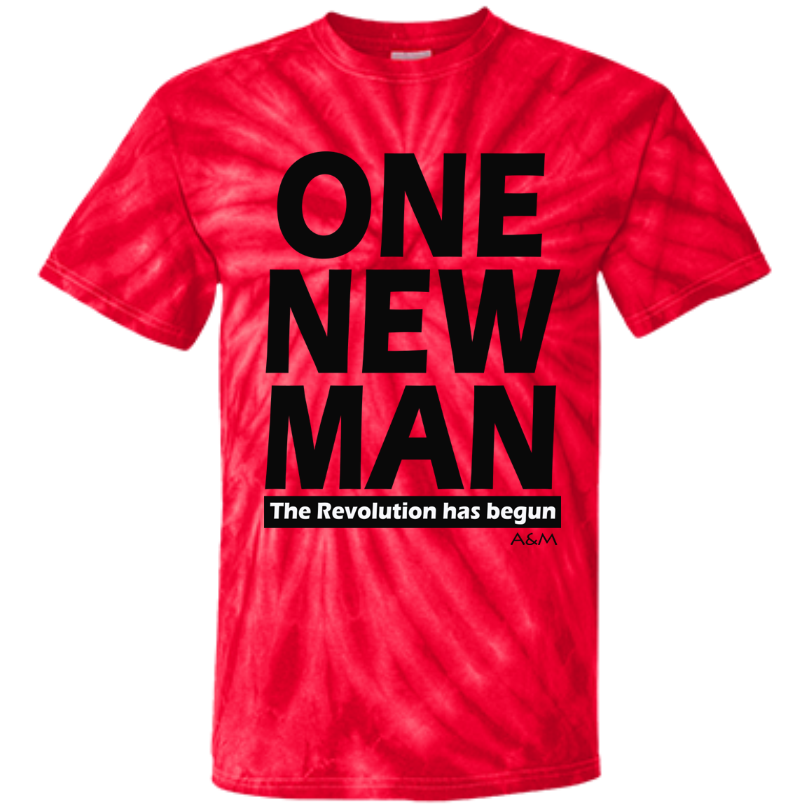 ONE NEW MAN!! 100% Cotton Tie Dye T-Shirt
