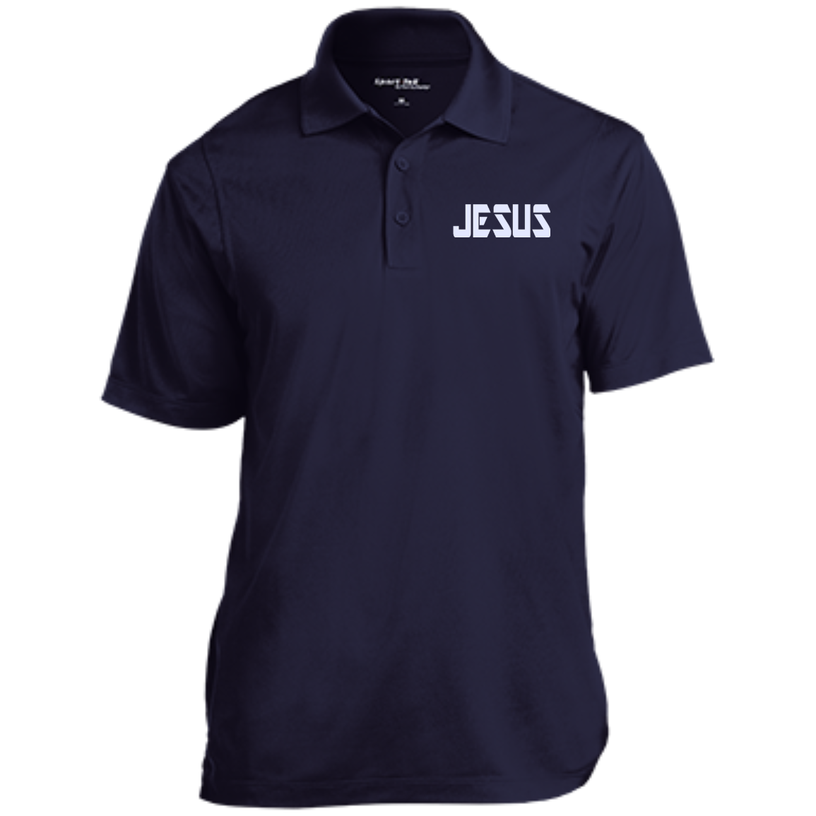 JESUS/Tall Micropique Tag-Free Flat-Knit Collar Polo
