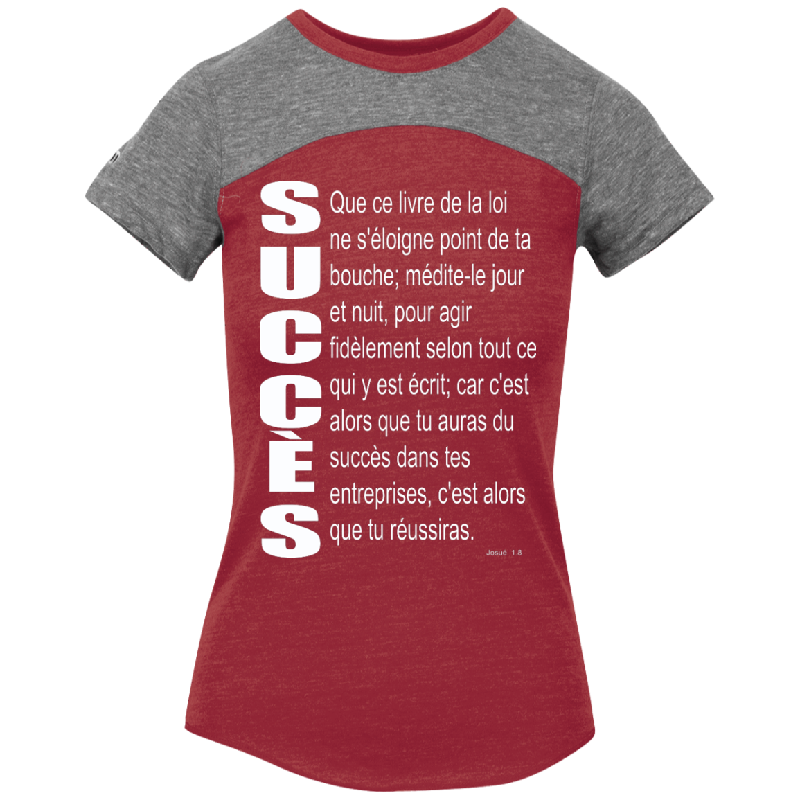 succès (Josué 1.8) Juniors' Tri-Blend Vintage Tee
