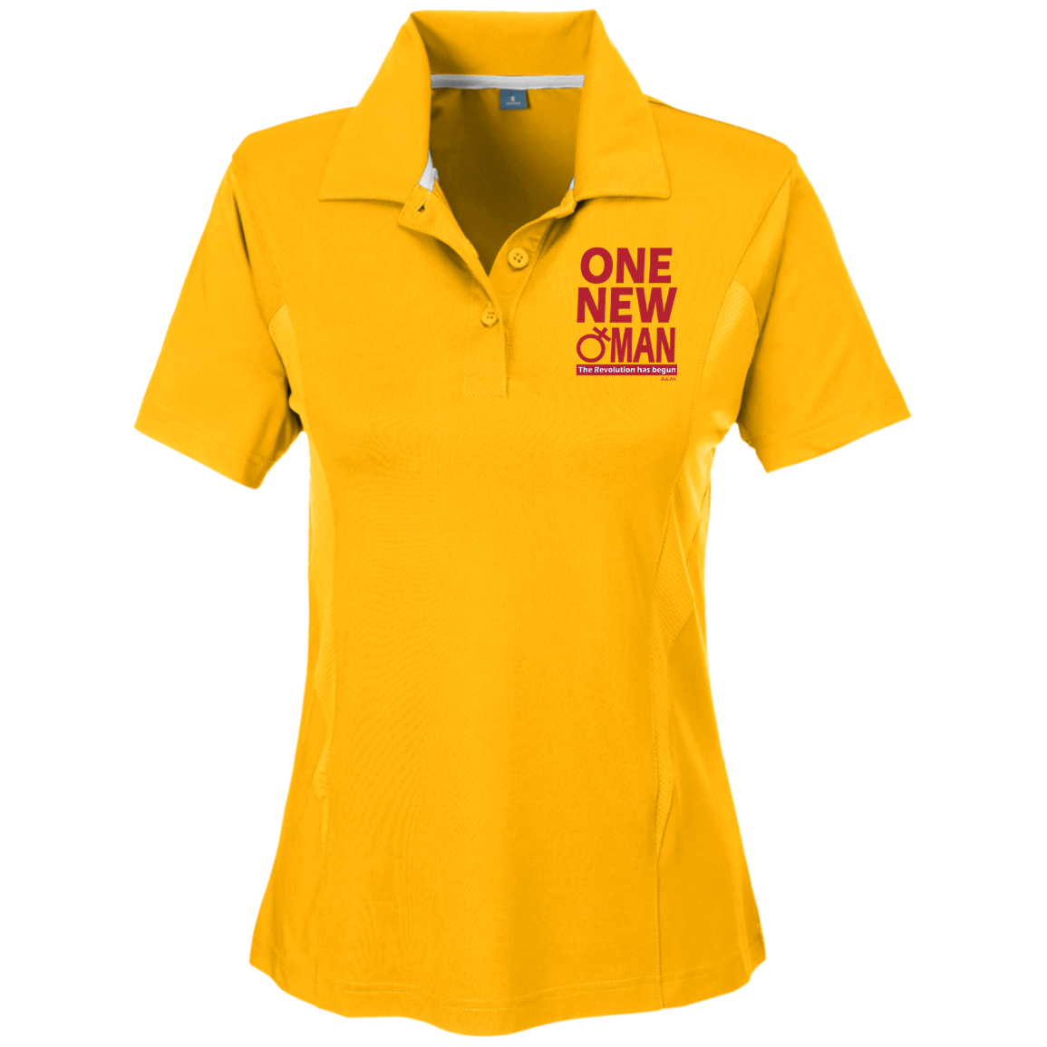 ONE NEW WOMAN! Team 365 Ladies Solid Performance Polo