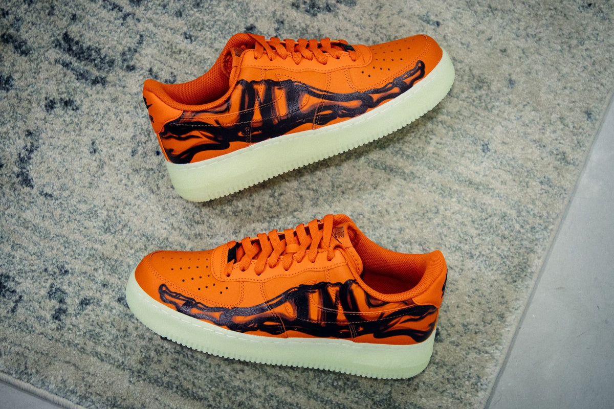 orange skeleton air force 1