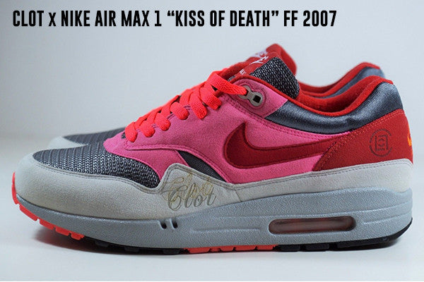 CLOT X Nike Air Max 1 ‘Kiss of Death’ FF (AKA CLOT X Kanye Air Max 1) 