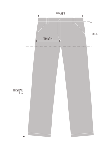 Trackpants Measurement