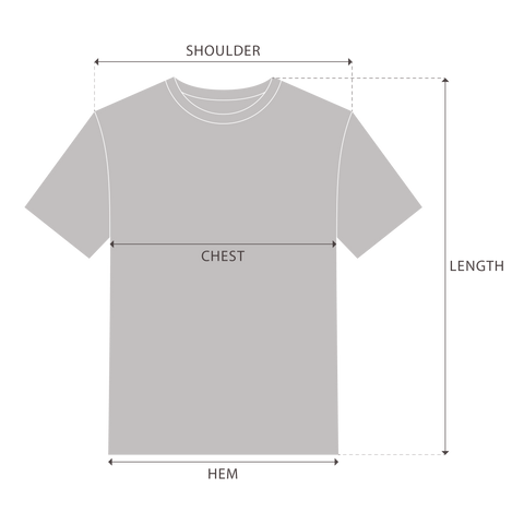 T-Shirts Measurement