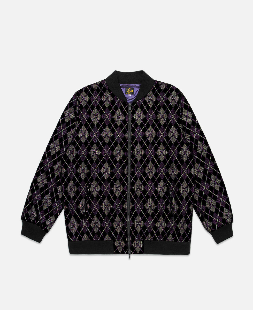 20AW Needles Raglan Jacket – Emb. Velvet-