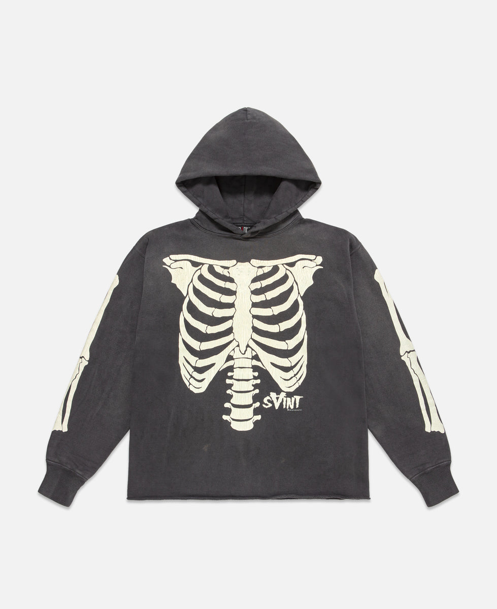 XL SAINT MICHAEL VLONE VL HOODIE BONE - パーカー