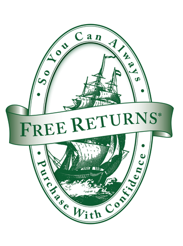 Free Returns - So You Can Always Purchase With Confidence