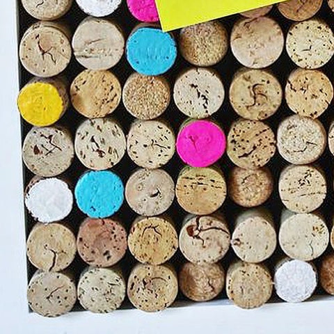 DIY cork art