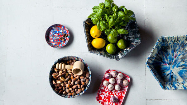 bowls made from recycled plastic