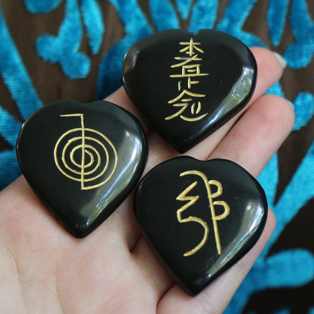 Reiki Set - Black Agate