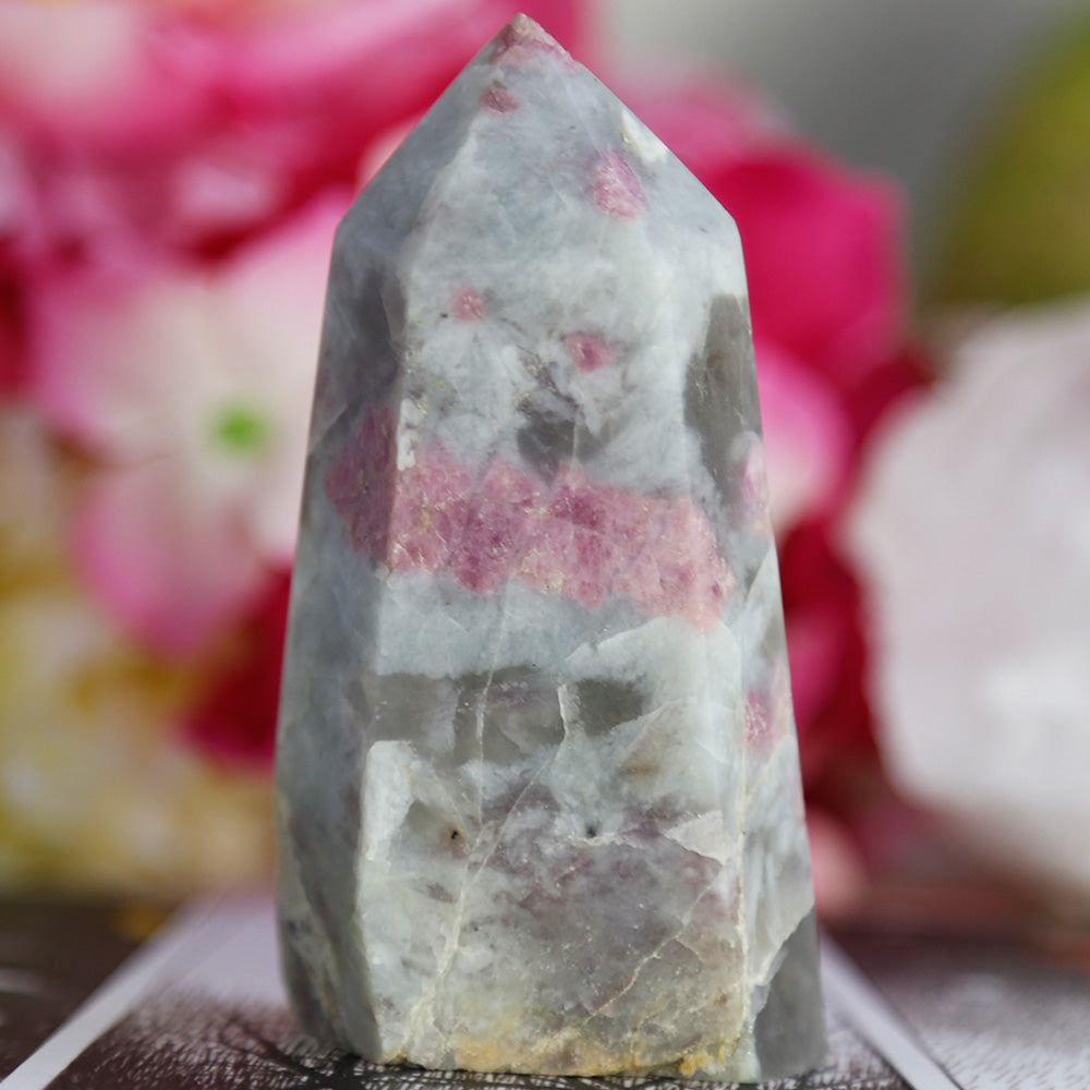 Pink Tourmaline in Quartz - Piece #99