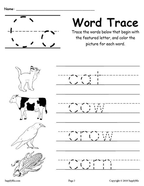 letter-c-words-alphabet-tracing-worksheet-supplyme