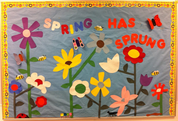 Spring Has Sprung Seasonal Bulletin Board Decoration – Supplyme