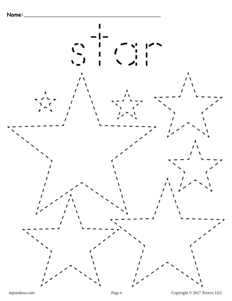 stars-tracing-worksheet-tracing-shapes-worksheets-supplyme