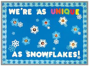 We're As Unique As Snowflakes Winter Bulletin Board Idea – SupplyMe