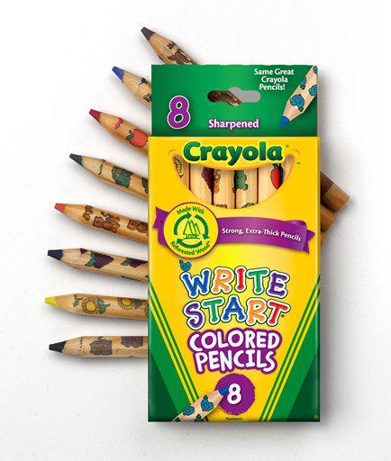 Crayola Write Start 8 Count Colored Pencils | BIN684108 – SupplyMe