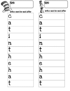 FREE Dr. Seuss 'Write Around the Room' Printable! – SupplyMe