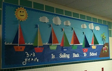 "Sailing Back to School!" Classroom Bulletin Board Idea – SupplyMe