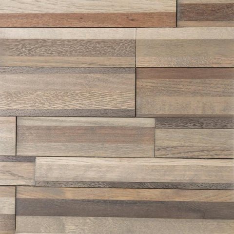 San Francisco, 5 sq.ft. panel, 12 x 60, Mix of 14 wood species