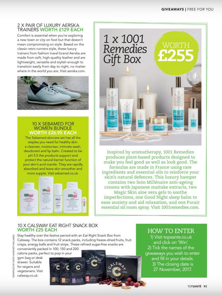 Top Santé December Press - 1001 Remedies