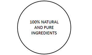 100% natural and fine ingredients