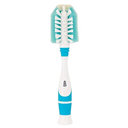 Nuk Triple Action Brush blue handle and bristles white stem