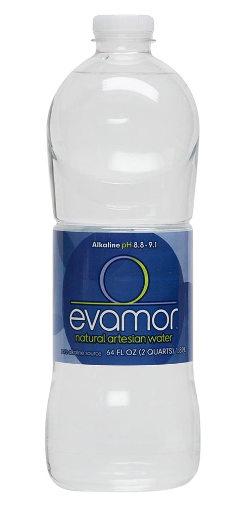 Evamor Natural Alkaline Artesian Water white background