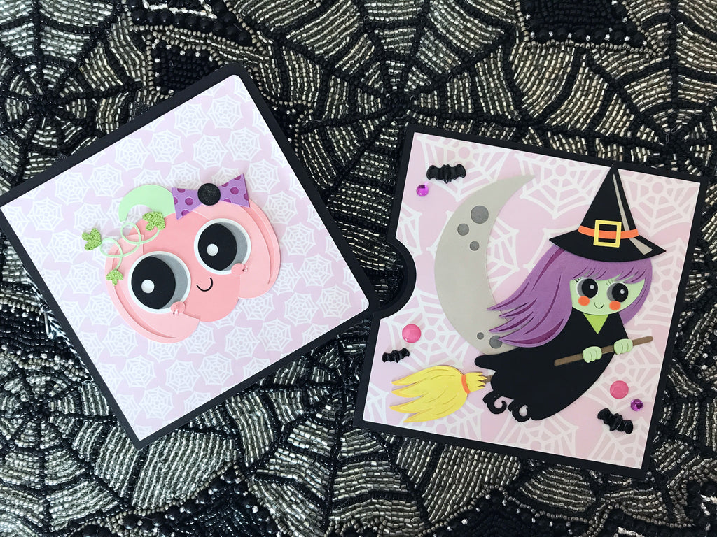 Spooky Pastel Mini Album | Serena Bee's Halloween Craft Series 2017. https://shop.serenabee.com