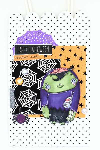 Altered Treat/Gift Bags | Halloween Happy Mail Series. https://shop.serenabee.com