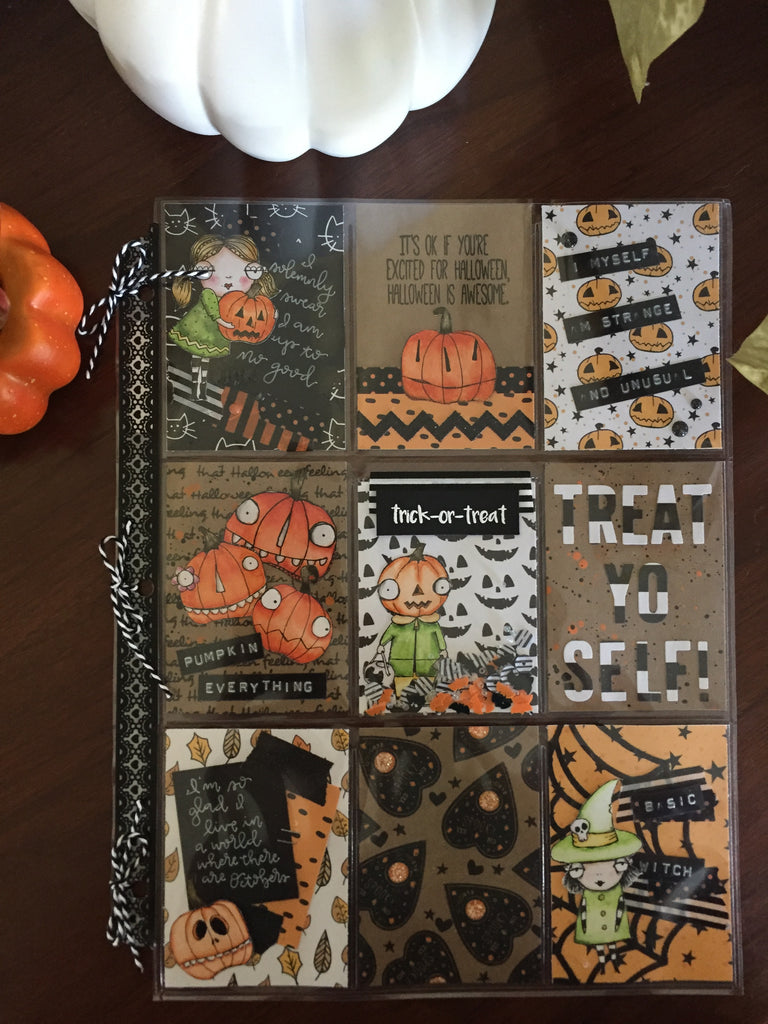 October Pocket Letter Ft. Vera Lane Studio By Annie for Papercakes By Serena Bee. https://shop.serenabee.com