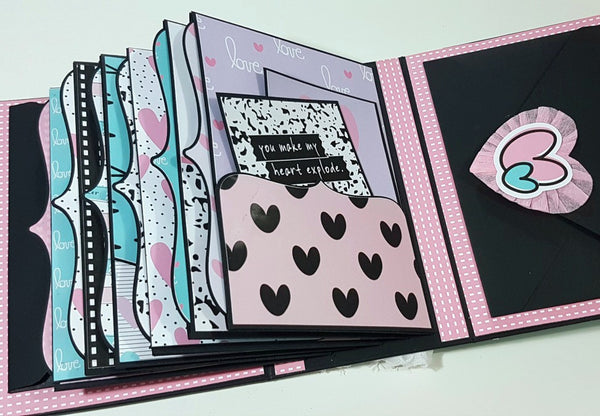 Love Bites Mini Album By Rachel. Papercakes design team. www.serenabee.com