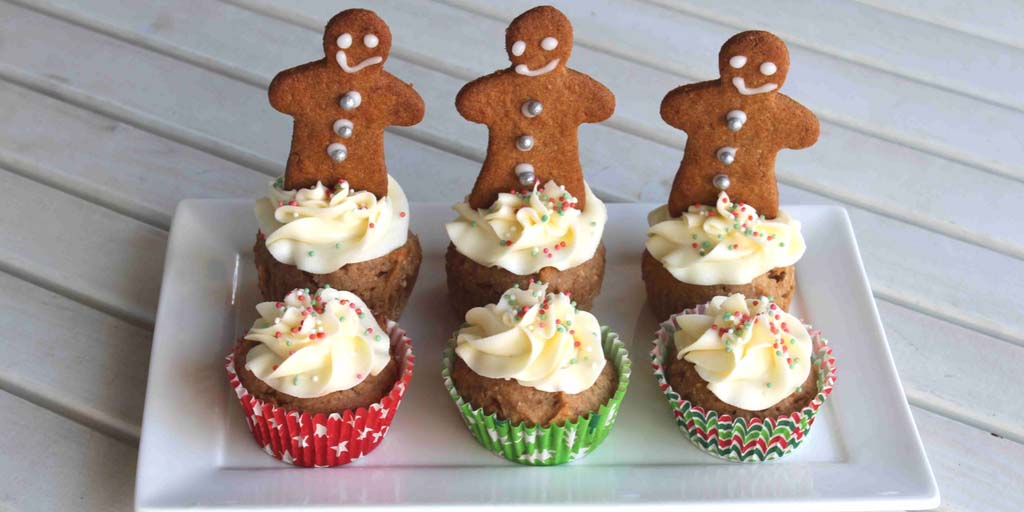 Gluten Free Ginger Cupcakes- Happy Tummies