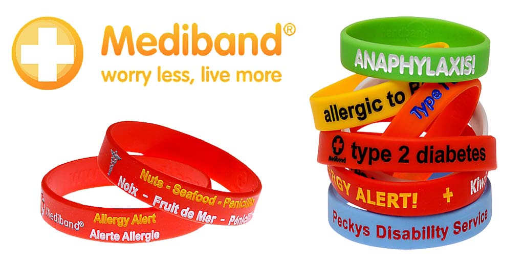 Mediband Medic Alert Bracelet - Happy Tummies