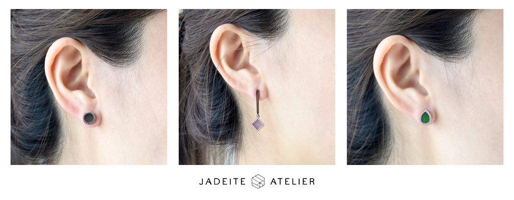 Jadeite Atelier : Jade Earrings