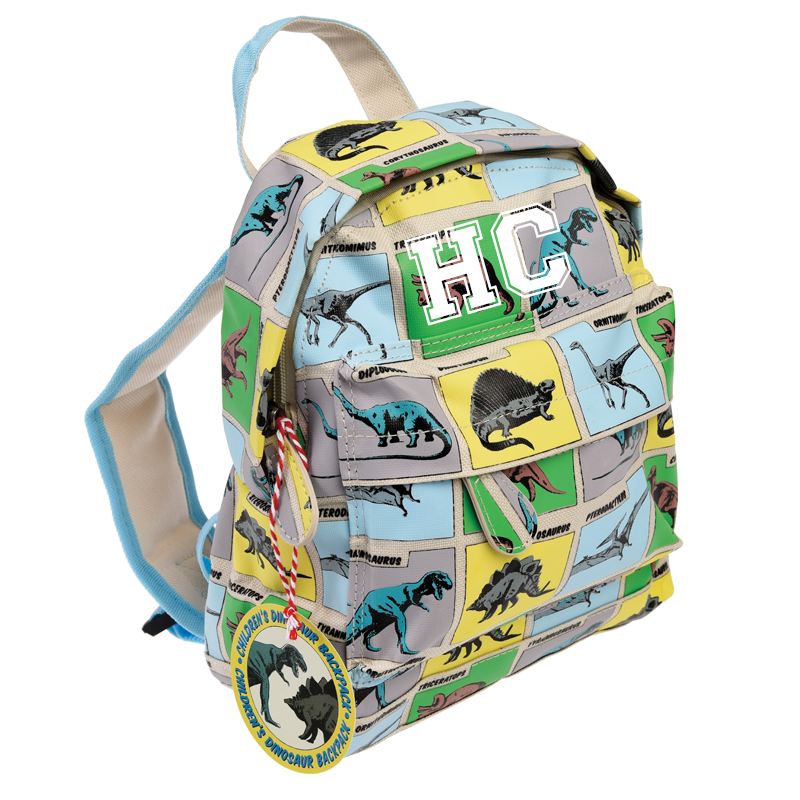 personalised dinosaur backpack