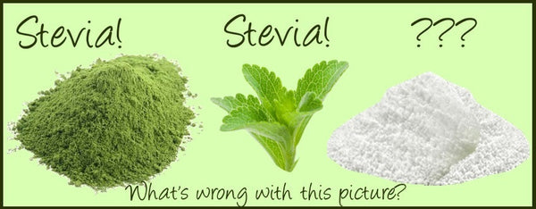 comparison of natural stevia to processed stevia