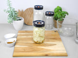 Fermented Cauliflower - Place Your Easy Fermenter Lid On The Jar