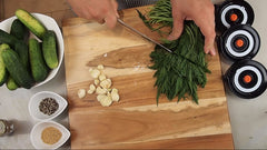 Fermenting Pickles - Chop Dill