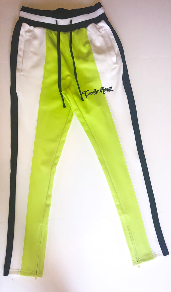 lime green track pants