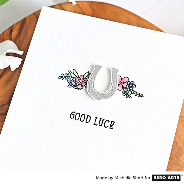 Good Luck Horseshoe by Michelle Short for Hero Arts