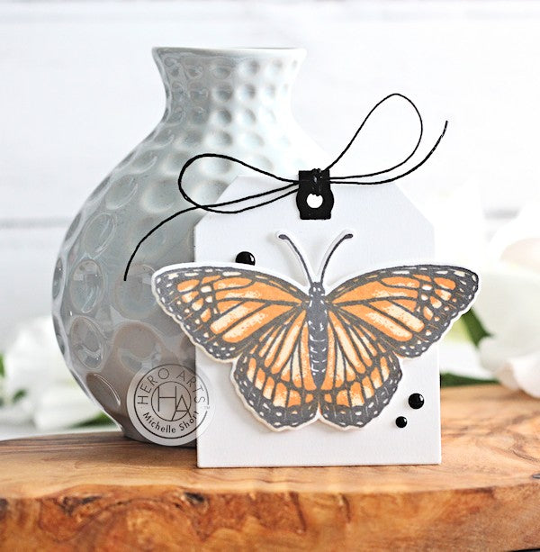 Monarch Butterfly Tag by Michelle Short for Hero Arts
