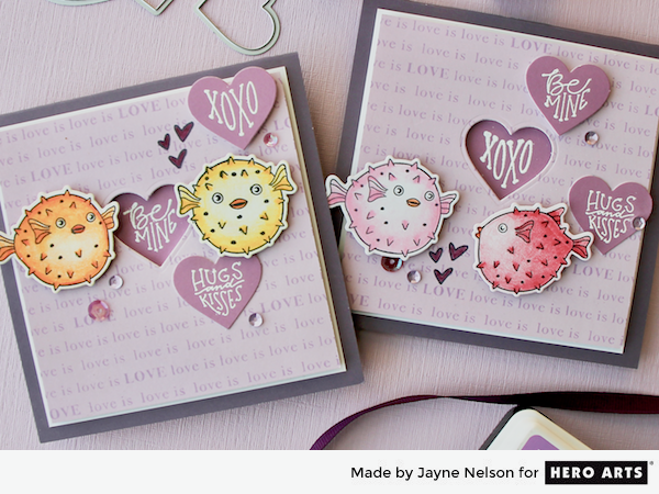 Be Mine Message by Jayne Nelson for Hero Arts