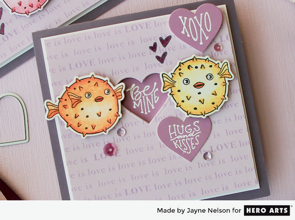 Be Mine Message by Jayne Nelson for Hero Arts